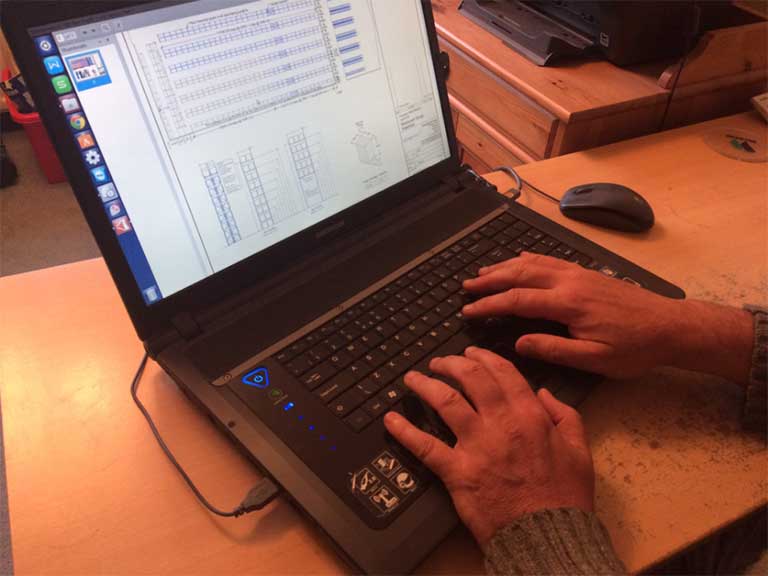 Person doing Racking CAD Design Services