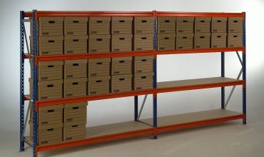 Long Span Shelving in use